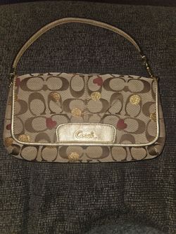 Coach Signature Canvas Mini Shoulder Bag