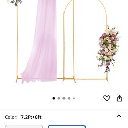 Metal Arc Backdrop Set