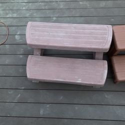 TWO STEP POOL CHAIRS