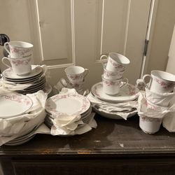 Vintage Poppy Trail Peach Blossom Dishes 