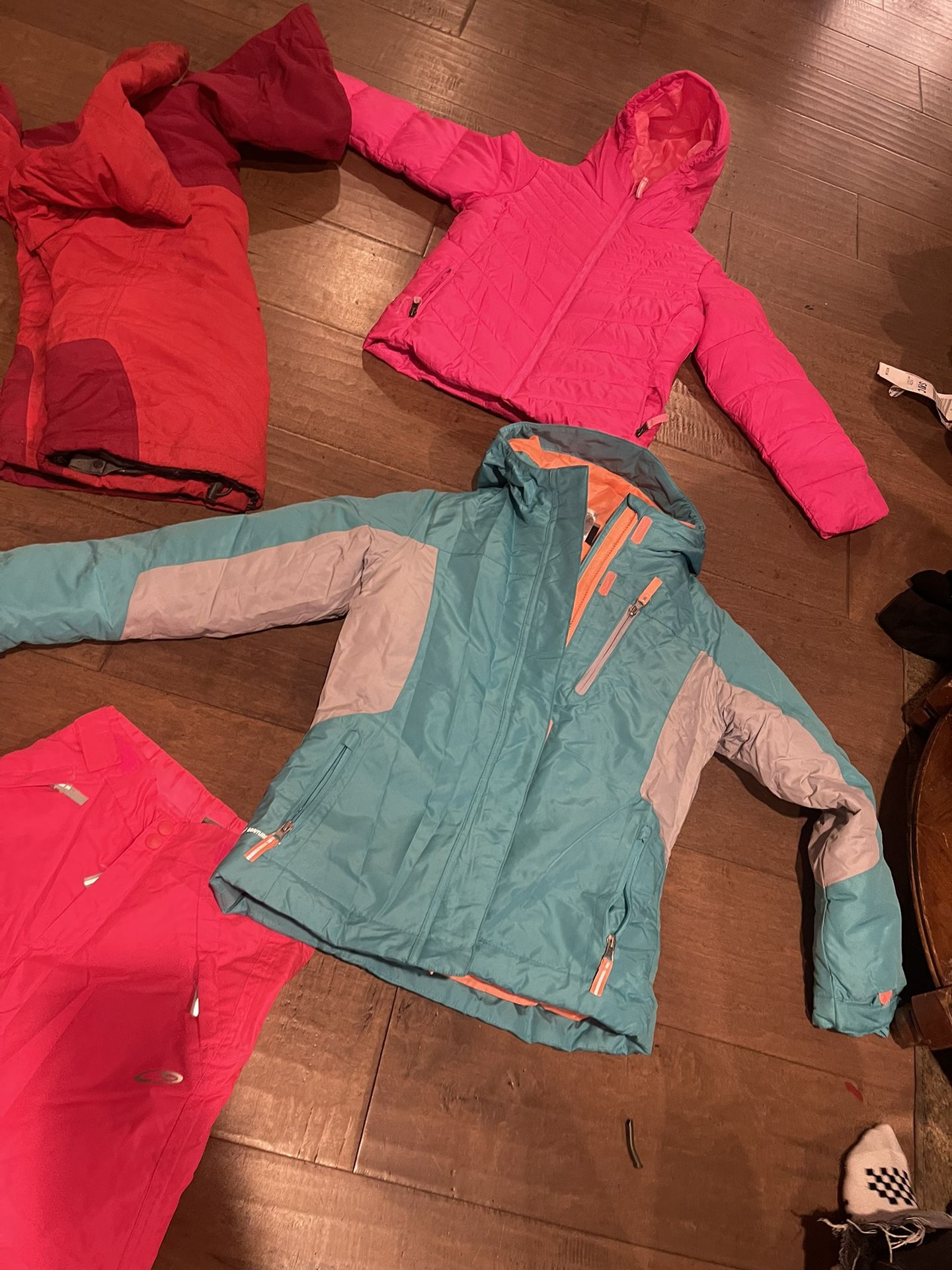 Pink And Blue Snow Outfit 7/8 Kids
