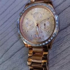 Michael Kors Rose Gold Chronograph Watch