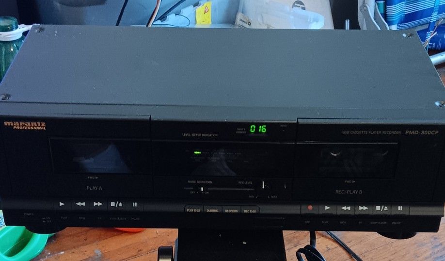 Marantz Pmd-300c Professional Dual Cassette Deck