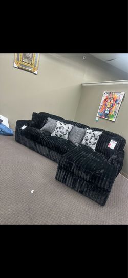 Black sectional