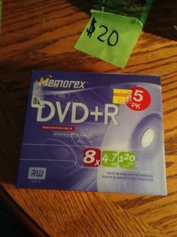 Memorex dvd 5pk