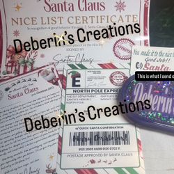 Nice List Santa Letters   