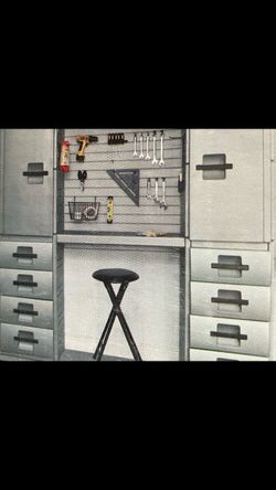 2 Storage Units and Slat Wall