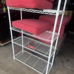 4 Tier Metal Shelf Heavy Duty Like New 14X36X55 $40 Gilbert And Ray Rd. Check All Pics And Offers.