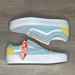 Vans Old Skool Pastel Colorblock Platform Shoes | Size Mens 8.5 Women’s 10