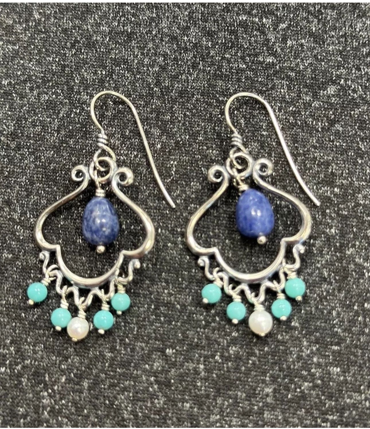 Retired James Avery Silver Earings