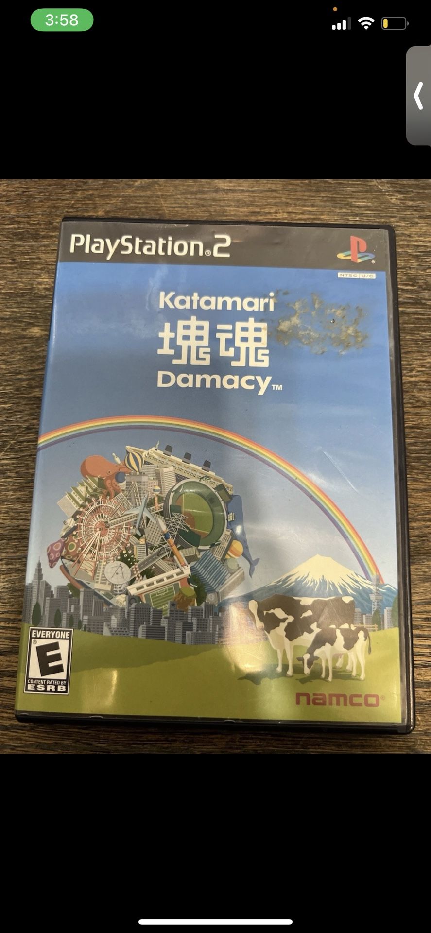 Katamari Damacy for Sony PlayStation 2 PS2 Complete With Manual CIB Used Works