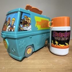 Vintage Scooby Doo Lunch Box With Thermal