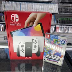 Nintendo Switch Oled Bundle New Sealed $350 Gamehogs 11am-7pm