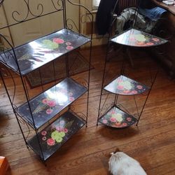 Nice Plant Stands Tougther With Apples In Basket