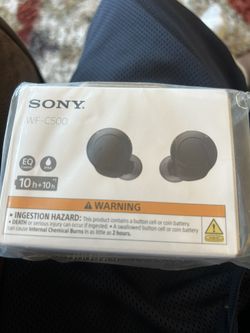 Sony WF-C500 Truly Wireless In-Ear Bluetooth Earbud Headphones with Mic and IPX4 NEW UNOPENED , Black 