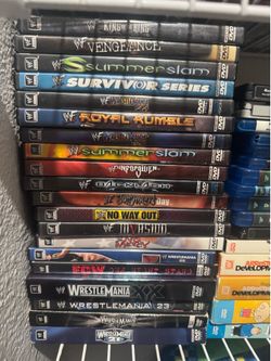 WWF WWE DVD Lot PPV