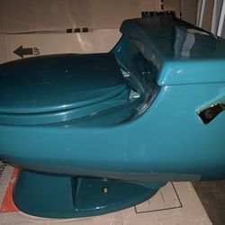 Vintage Toilet Kohler Emerald Green - Free For Pickup