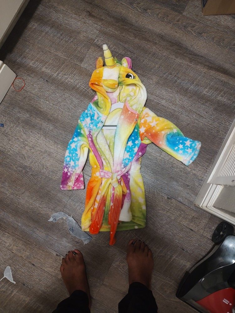Kids Hooded Unicorn Rob