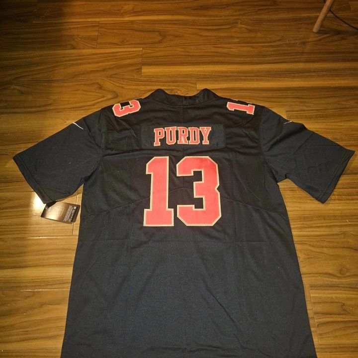 49ers Purdy Black Jerseys $60ea Firm S M L Xl 2x 3x And 90ea 4x 5x Only