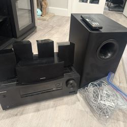 Onkyo Surround Sound System With Subwoofer