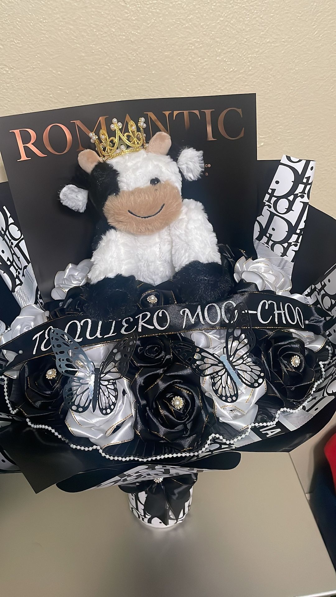 Eternal Roses / Rosas Eternas / Cow Bouquet / Ramo De Vaquita