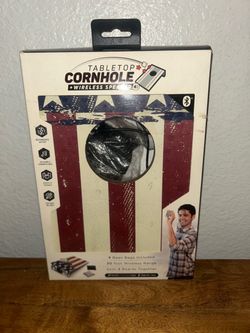 Tabletop Cornhole Game with Wireless Speaker
