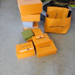 Louis Vuitton Bag And Boxes