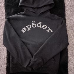 Rhinestone Spider hoodie size s