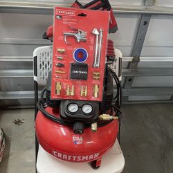 150 Psi Pancake Air Compressor With Accessories
