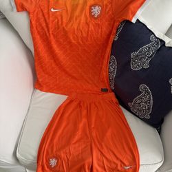 Netherlands National Team soccer jersey set, orange