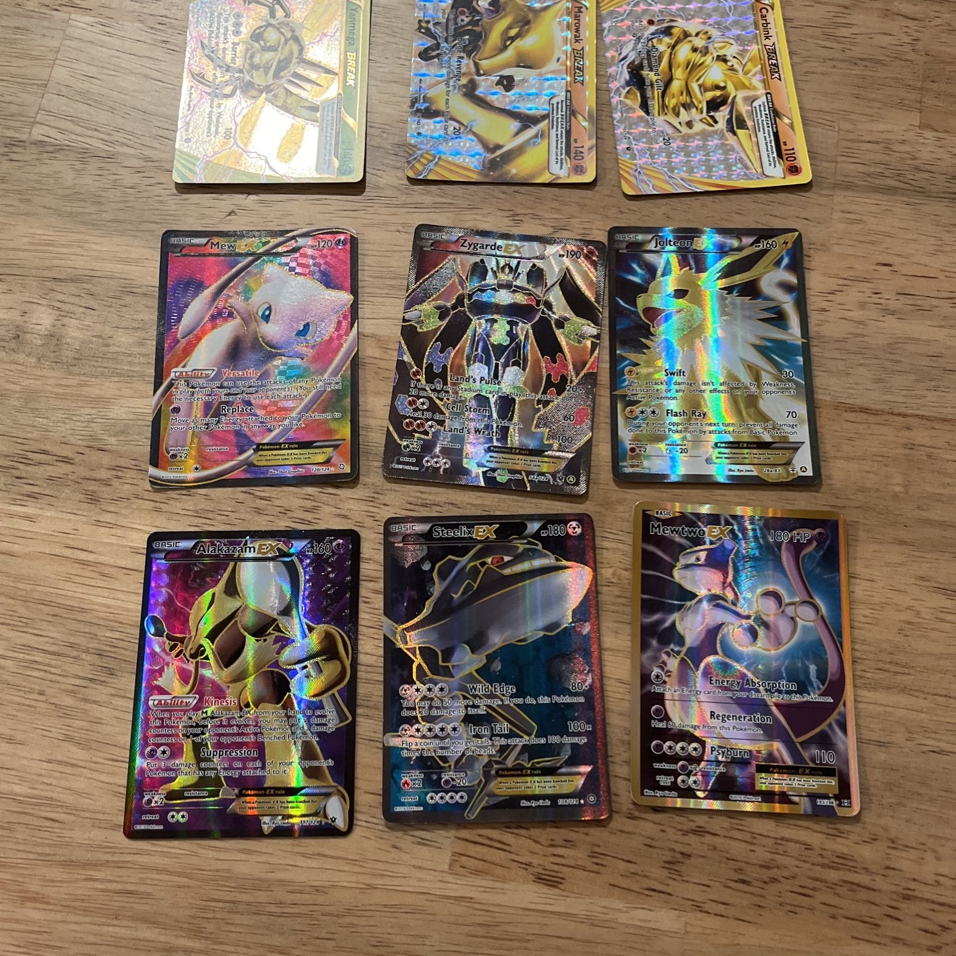 6 Full Art EX/ 3 Full Art Break Cards