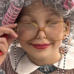 Granny Grandma Vintage Old Glasses For Halloween Costume