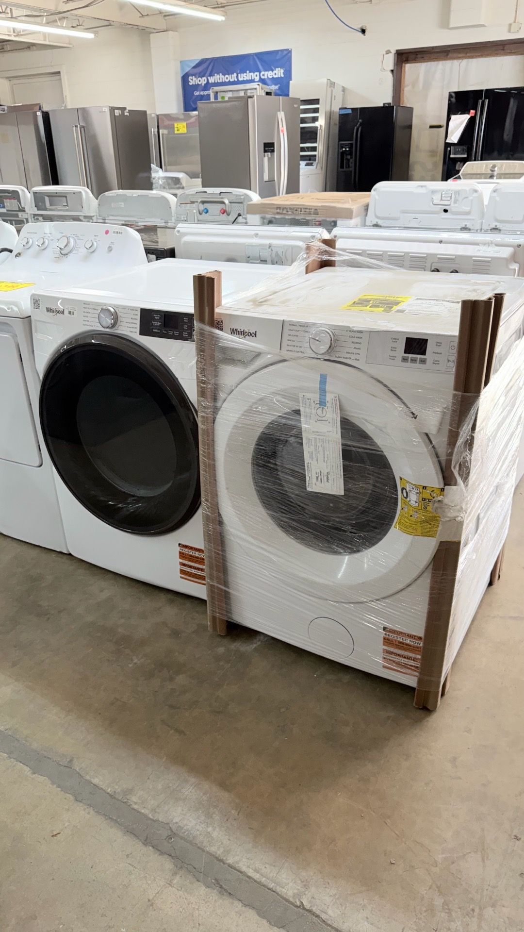 WHIRLPOOL FRONT LOAD WASHER AND DRYER