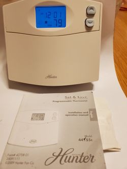 Hunter Programmable Thermostat 