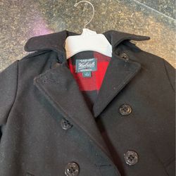 Boys Black Peacoat Size 3