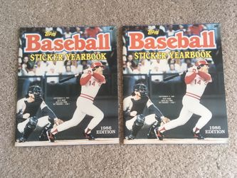 1986 Topps Baseball Sticker Yearbook