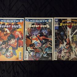 Comic Book Lot 3! Super Sons. DC. Rebirth. Keys. Mixed lot.