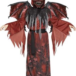 Kids Winged Demon Halloween Costume Sz Medium (8-10) Brand New 
