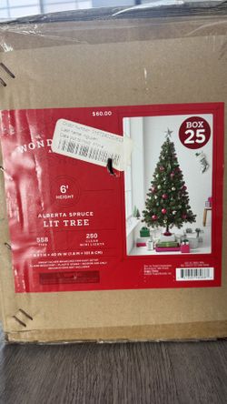 6' Christmas Lit Tree