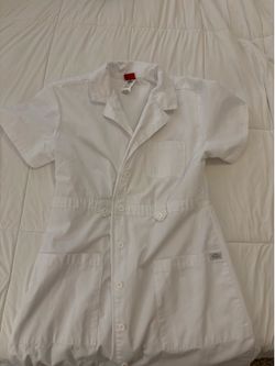 Women’s white nursing dress (brand:dickeys) size L