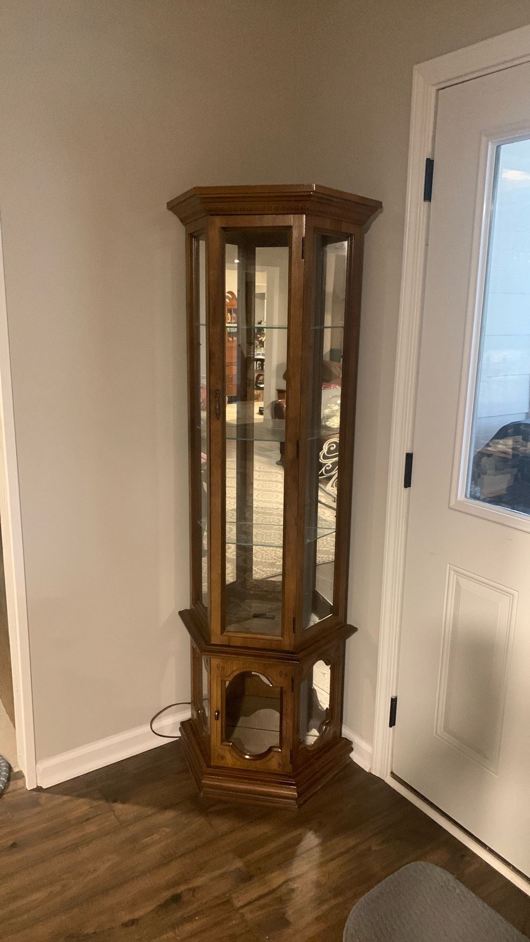 Lighted Curio Cabinet