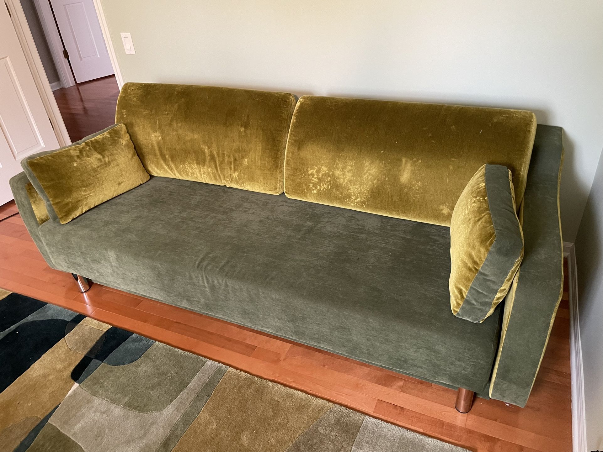 Foldable Queen Size Couch With Built In Storage