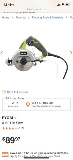 ryobi tc401 tile saw