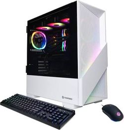 CyberPowerPC Gaming PC Case White - Empty Shell open box