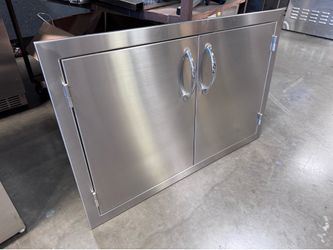 33″ Stianless Steel Double Access Door BBQ Island Outdooor Kitchen