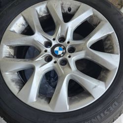 BMW Rims, Original, With Tires, 4 Each