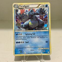 2010 Holo Feraligtr Pokemon Card