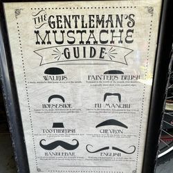 Mustache Decor