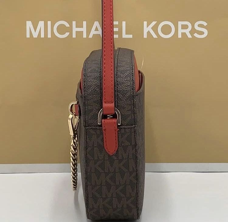 Michael Kors BRAND NEW! Red/White Purse Gold-Chain-Accent-Strap  SAME-AS-STORE!! for Sale in Fort Lauderdale, FL - OfferUp