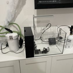 COMPLETE 9 GALLON AQUARIUM SET-UP